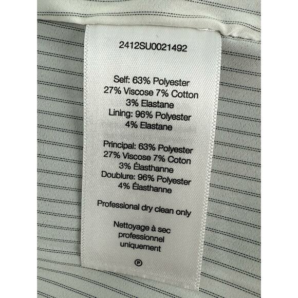 Veronica Beard Miller Dickey Jacket Stone Army Green Classic Blazer Size 8 - Picture 13 of 16